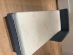 1-persoonsbed met degelijke matras, Huis en Inrichting, Slaapkamer | Bedden, Ophalen, 90 cm, Eenpersoons, Blauw