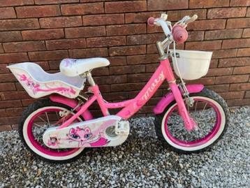 Kinderfiets 14 inch met afneembare steunwieltjes beschikbaar voor biedingen