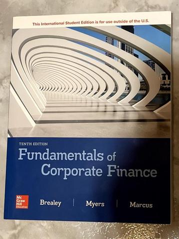 Fundamentals of Corporate Finance - 10e Editie