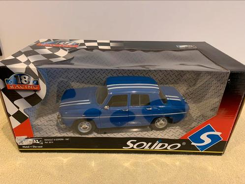 Renault 8 Gordini 1:18 Solido, Hobby en Vrije tijd, Modelauto's | 1:18, Zo goed als nieuw, Auto, Solido, Ophalen of Verzenden