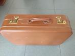 Camel kleur vintage reiskoffer zeer goede staat., Ophalen of Verzenden