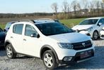 DACIA SANDERO STEPWAY - !! 19000KM !! - CARPLAY - GARANTIE, Auto's, Dacia, Stof, Wit, 5 deurs, Euro 6