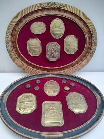 Kaders met platen Garde Chasse/Particulier/Administration beschikbaar voor biedingen
