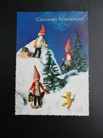 Postkaart Gelukkig Nieuwjaar 73, Ophalen of Verzenden, 1960 tot 1980, Gelopen, Feest(dag)