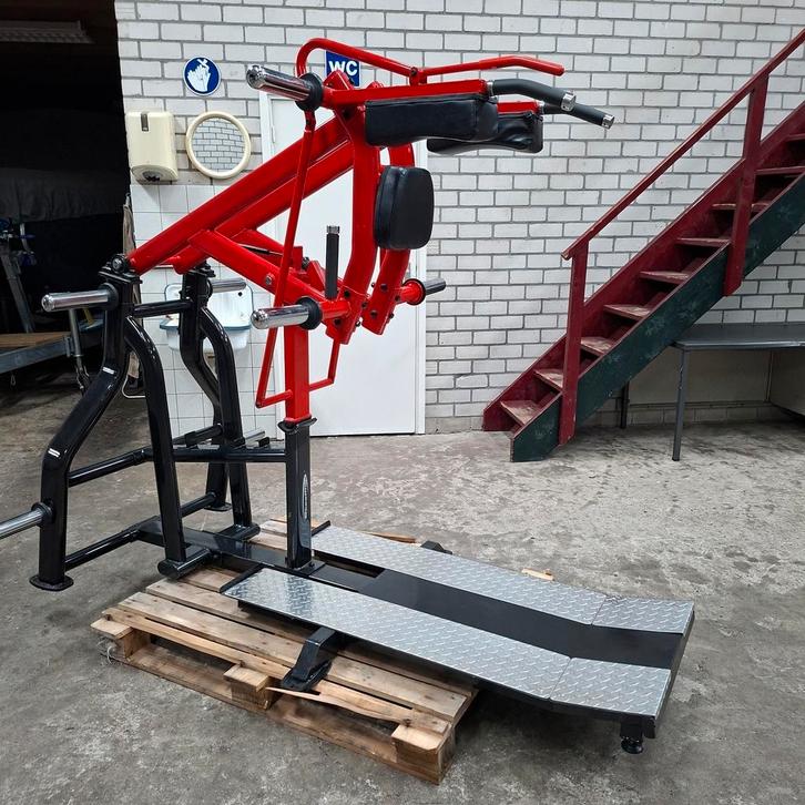 Steelflex Plate Loaded Squat Machine, Sport en Fitness, Fitnessmaterialen, Zo goed als nieuw, Ophalen