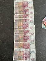 Groot lot 100 francs biljetten beyaert, Postzegels en Munten, Bankbiljetten | België, Ophalen of Verzenden