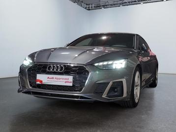 Audi A5 S LINE * FAIBLE KMS BOITE AUTO CAMERA, Autos, Argent ou Gris, Achat, Entreprise, Noir