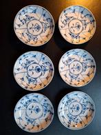 1 ensemble de 6 petites assiettes anciennes motif bleu, Enlèvement