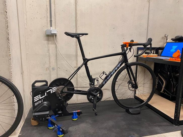 Giant tcr + suito-t elite trainer, Fietsen en Brommers, Fietsen | Racefietsen, Zo goed als nieuw, Giant, Ophalen