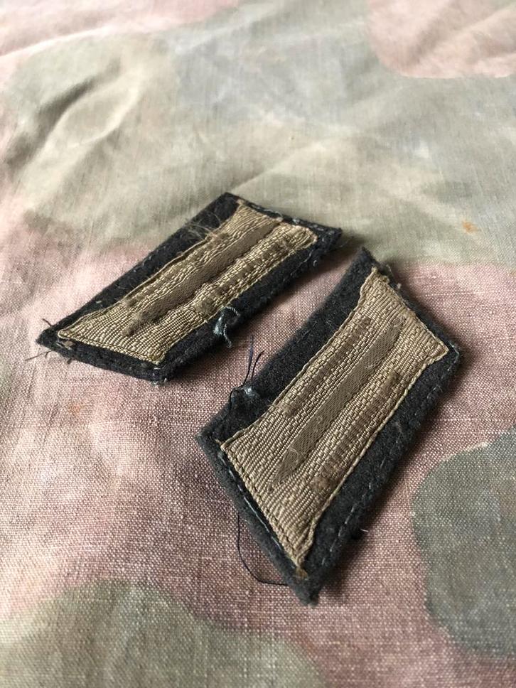 Pre-War WH Signals 1936 kraagstukken, Verzamelen, Militaria | Tweede Wereldoorlog, Ophalen of Verzenden