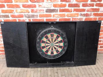 Dartsspel in kast, Enlèvement ou Envoi, Utilisé, Cible de fléchettes