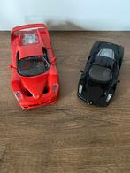 1ferrari rode en zwarte Ferrari, Verzamelen, Ophalen of Verzenden