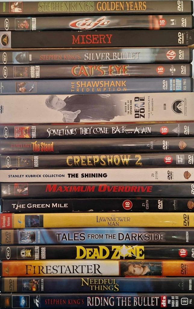 Bioscoopbewerking van Stephen's Kings op dvd - 1,00€, Cd's en Dvd's, Dvd's | Horror, Gebruikt, Spoken en Geesten, Vanaf 16 jaar