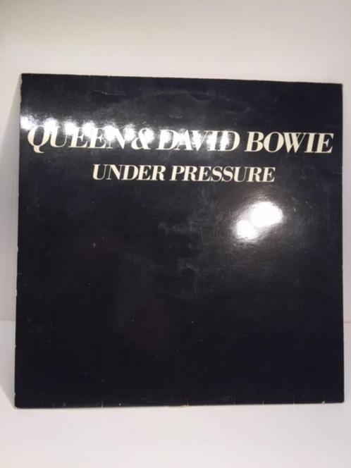 LP - Queen LEES TEKST - Under Pressure ( Maxi-Single Vinyl ), Cd's en Dvd's, Vinyl | Rock, Zo goed als nieuw, Poprock, 12 inch