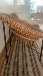 Rotan kuipzetel in riet, Huis en Inrichting, Ophalen, Zo goed als nieuw