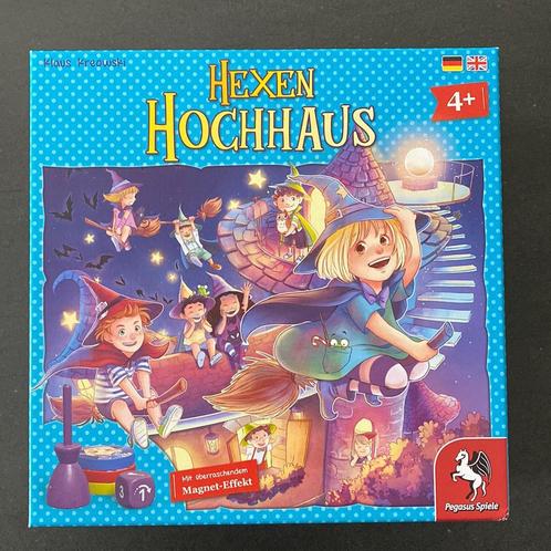 Hexen hochhaus (EN/DE) - vanaf 4 jaar, Hobby en Vrije tijd, Gezelschapsspellen | Bordspellen, Ophalen of Verzenden
