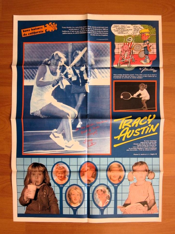 Poster double Spirou 2235 Tennis + Auto (1981) Neuf, Livres, BD, Neuf, Une BD, Enlèvement ou Envoi