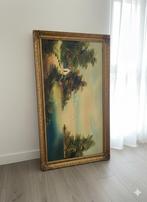 Tableau paysage avec cadre doré classique - Excellent état, Antiquités & Art, Enlèvement
