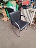 4 magnifiques chaises en cuir Vitra, Maison & Meubles, Enlèvement