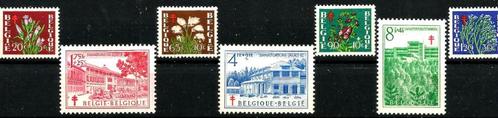 België 1950 Tuberculosebestrijding  OBP 834/40** postfris, Postzegels en Munten, Postzegels | Europa | België, Postfris, Orginele gom
