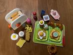Houten keukenspeelgoed ontbijtset, Kinderen en Baby's, Speelgoed | Speelkeukens, Speelkeuken-accessoire, Zo goed als nieuw, Hout