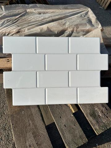 53 m² Cristacer wandtegels wit 34x50 cm – Nieuw beschikbaar voor biedingen
