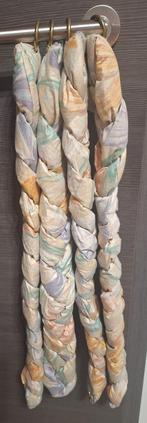 4gevlochten stropdassen voor gordijnen,  van 70x7 cm., Huis en Inrichting, Ophalen, Minder dan 50 cm, Overige kleuren, Minder dan 100 cm