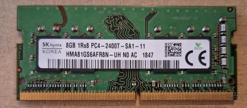 2 x 8GB DDR4 SODIMM laptop geheugen, Informatique & Logiciels, Mémoire RAM, Utilisé, Laptop, 8 GB, DDR4, Enlèvement ou Envoi
