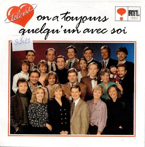 Vinyl, 7"   /   Télévie – On A Toujours Quelqu'un Avec Soi, CD & DVD, Vinyles | Autres Vinyles, Autres formats, Enlèvement ou Envoi