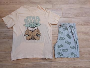 Pyjama STAR WARS YODA korte broek/mouw (nieuw) maat L disponible aux enchères