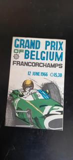 Grand Prix of Belgium Francorshamps  1966, Ophalen of Verzenden, Zo goed als nieuw