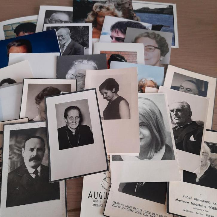 29 bidprentjes met foto  ( periode 1930-2005) ( lot 1 ), Verzamelen, Bidprentjes en Rouwkaarten, Ophalen of Verzenden