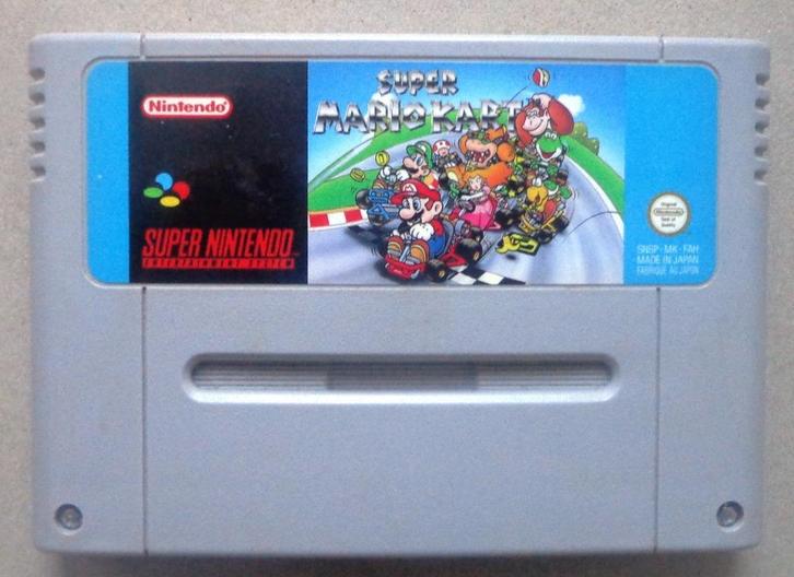 Super Mario Kart voor de Europese Super Nintendo, Games en Spelcomputers, Games | Nintendo Super NES, Gebruikt, Ophalen of Verzenden