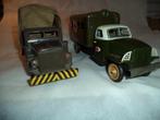 blikken army trucks vintage '50 , '60, Antiek en Kunst, Ophalen of Verzenden