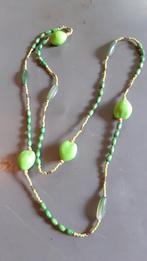 Collier sautoir vert, Handtassen en Accessoires, Kettingen, Ophalen of Verzenden, Zo goed als nieuw, Groen