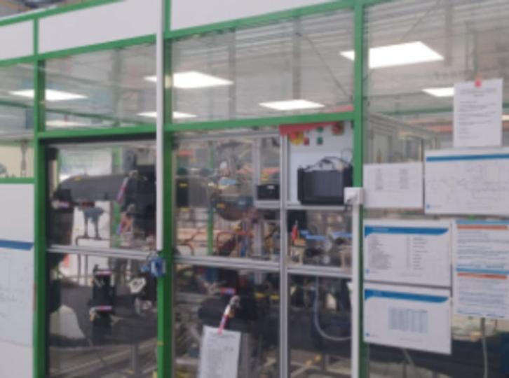 Verwijderbare scheidingspanelen met deuren en glazen spiegel, Doe-het-zelf en Bouw, Platen en Panelen, Gebruikt, Overige materialen