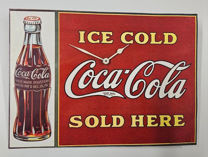 Coca cola klok coca cola company 1991 origineel, Verzamelen, Biermerken, Ophalen of Verzenden