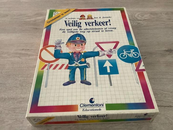 Veilig verkeer! gezelschapspel, Kinderen en Baby's, Speelgoed | Educatief en Creatief, Gebruikt, Puzzelen, Taal en Lezen, Ontdekken
