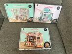 3 DIY minituur huisjes hout, papier&verlichting 18€/stuk, Hobby en Vrije tijd, Ophalen, Nieuw, Knutselwerk
