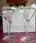 8 NIEUWE kristallen glazen/designglazen Lausitz (Duitsland), Nieuw, Overige materialen, Glas of Glazen, Ophalen of Verzenden