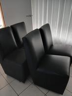 4 stoelen, eetkamer of bureau, leather look, 60 euro, Ophalen