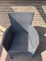 6 mooie tuinstoelen in kunstrotan, Tuin en Terras, Ophalen, Gebruikt, Wicker