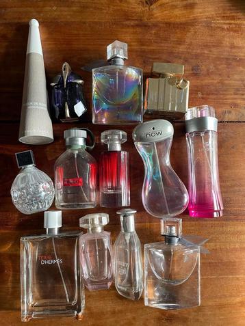 Lege parfumflesjes, Verzamelen, Ophalen of Verzenden, Gebruikt, Parfumfles