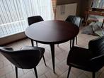 Keukentafel en 4 stoelen, Huis en Inrichting, Tafels | Eettafels, Ophalen, Gebruikt