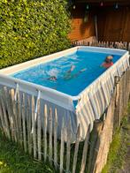 Opzetzwembad intex met toebehoren, Minder dan 200 cm, 200 tot 400 cm, Gebruikt, Rechthoekig