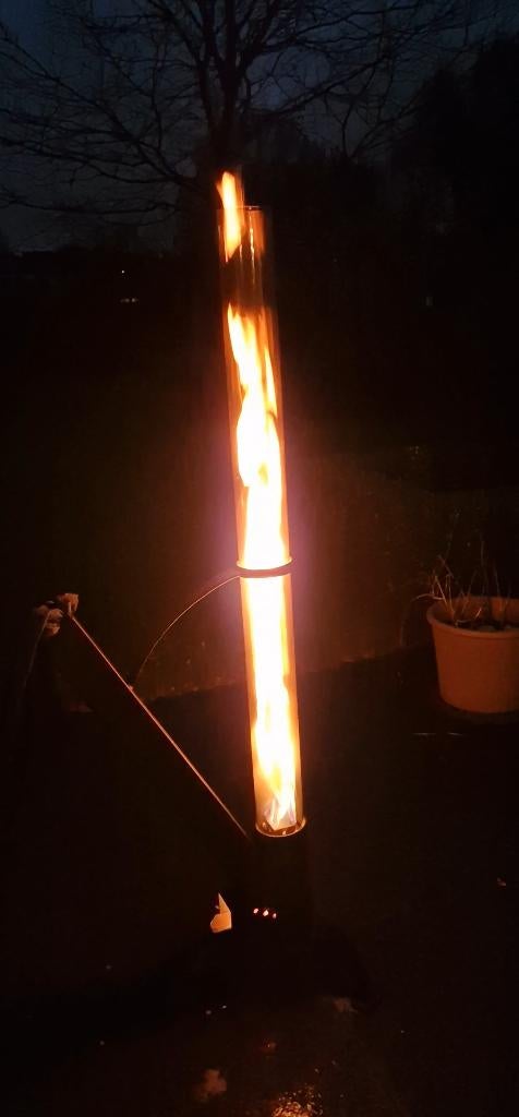 Laatste stuks vuurfakkels, tornado op pellets!!, Tuin en Terras, Terrasverwarmers, Nieuw, Ophalen