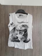 Mouwloze t-shirt kattenprint Zara L/ 30, Kleding | Dames, T-shirts, Zara, Maat 42/44 (L), Zonder mouw, Ophalen of Verzenden