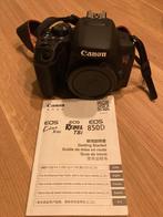 Camera in perfect staat: Canon EOS 850D, Audio, Tv en Foto, Ophalen, Zo goed als nieuw, Spiegelreflex, Canon