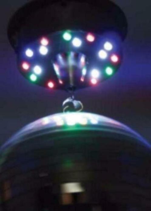 Disco spiegel bol 20 cm met led motor [220-B], Musique & Instruments, Lumières & Lasers, Neuf, Lumières, Enlèvement ou Envoi