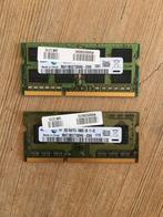 Mémoires RAM SODIMM 2x2GB DDR3, Gebruikt, 4 GB, Ophalen of Verzenden, Laptop
